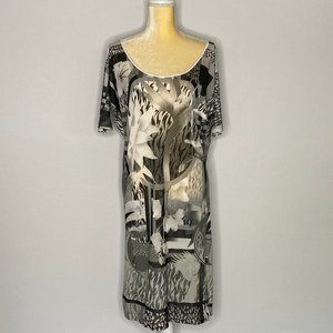Diesel B & W & Grey Casual Shift w/ Keyhole back M